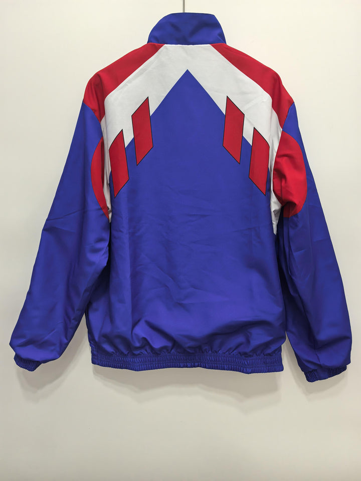 France 1990/91 Reversible Windbreaker Jacket - Blue/Gray