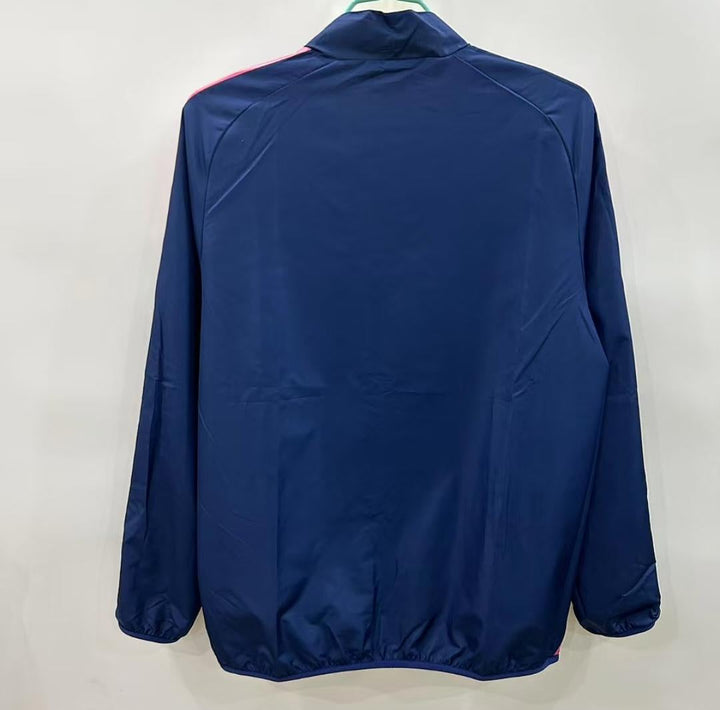 Arsenal Windbreaker Jacket - Navy Blue/Pink