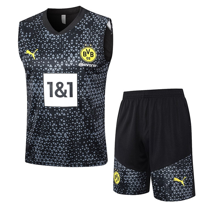 BORUSSIA DORTMUND TANK TOP SET 2023 - BLACK