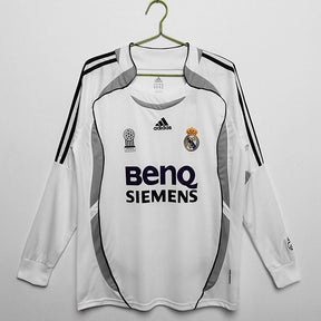 Real Madrid 2006∕07 Retro Shirt Long sleeve