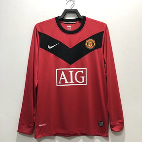 Manchester United 2010 Home Retro Shirt - Long Sleeve