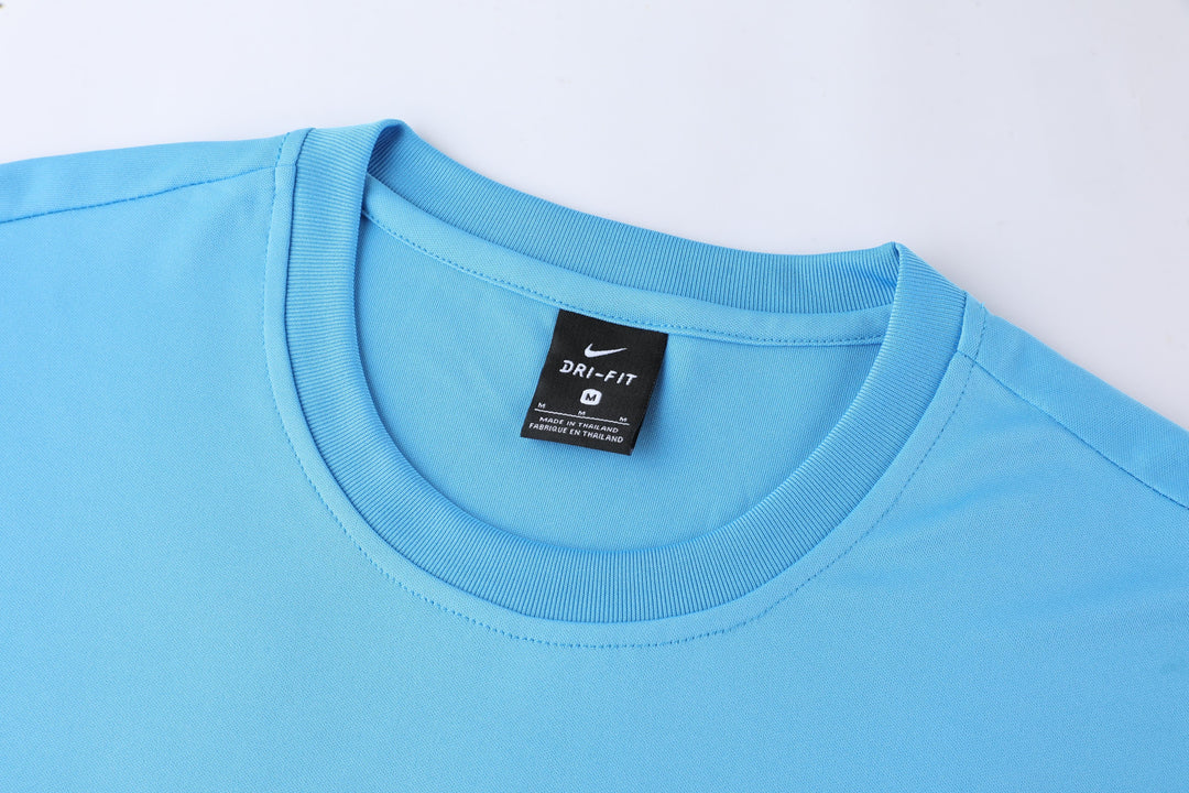 Nike Training Shirt - White/Light Blue