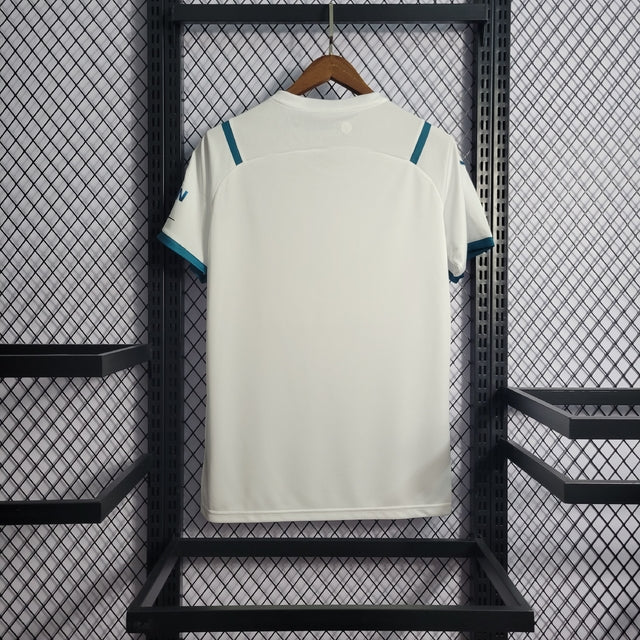 Manchester City Away 21/22 Shirt No. Puma Fan Masculina - White