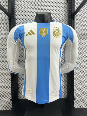 Argentina 24/25 Home Shirt Player Version (+Patch) - Long Sleeve