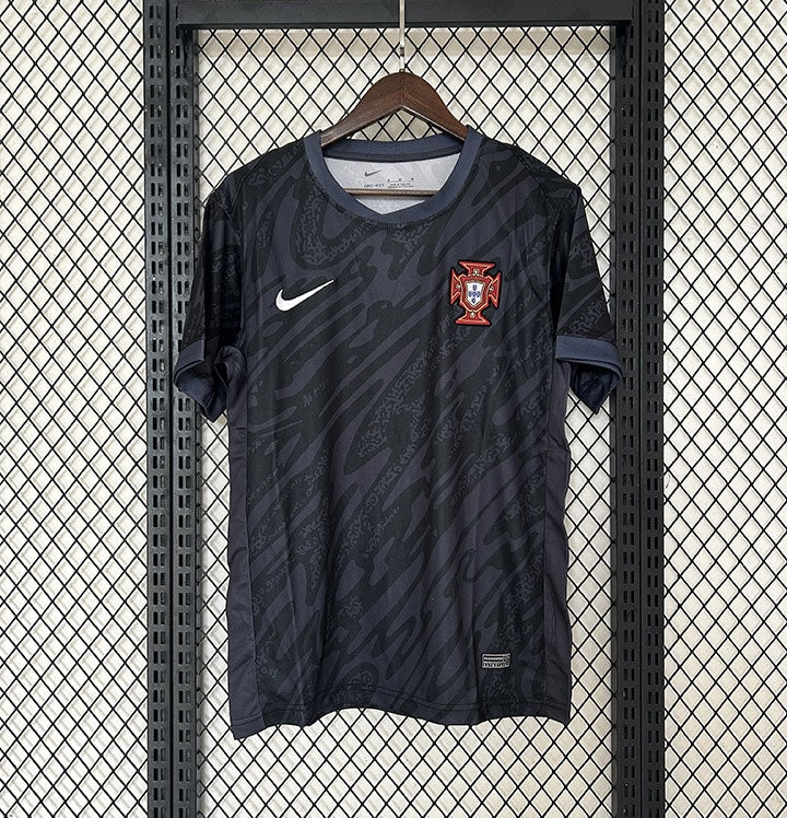 Portugal 2024/25 Goalkeeper Shirt - Black