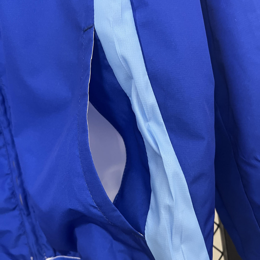 Argentina Reversible Windbreaker Jacket - Dark Blue/White