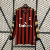 AC Milan 2013/14 Home Retro Shirt - Long Sleeve