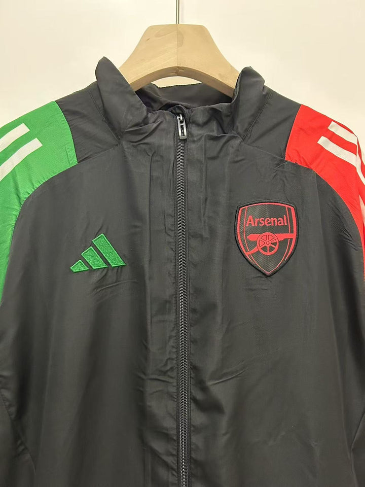 Arsenal Windbreaker Jacket - Black