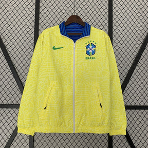 Brazil 2024 Coat Reversible Blue and Yellow