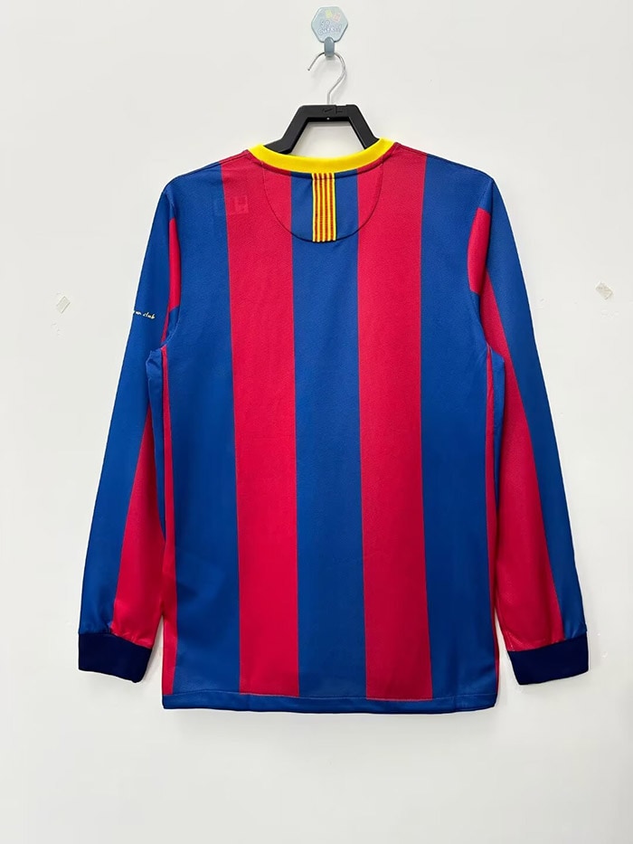 Barcelona 2010/11 Retro Shirt - Long sleeve