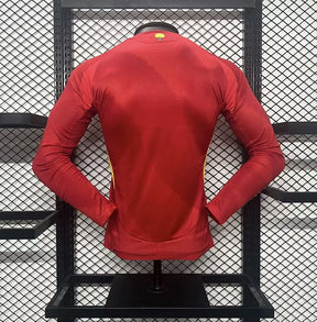 Spain 24/25 Home Shirt Player Version - Long Sleeve