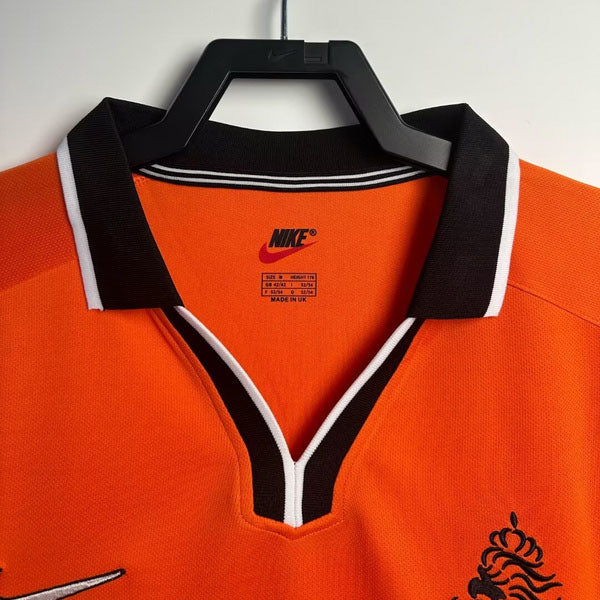 Netherlands 1998 Home Retro Shirt - Long Sleeve