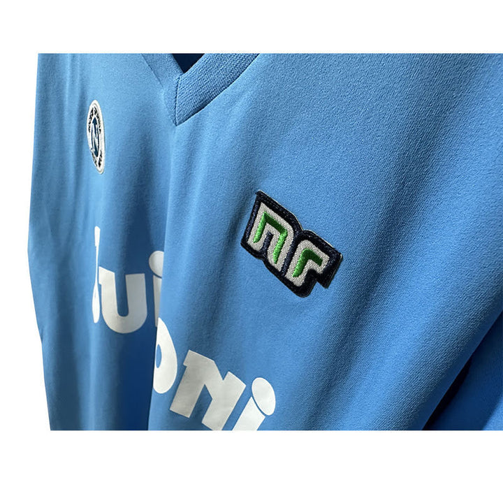 Napoli 1986/87 Home Retro Shirt - Long Sleeve