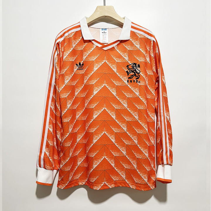 Netherlands 1988 Home Retro Shirt - Long Sleeve