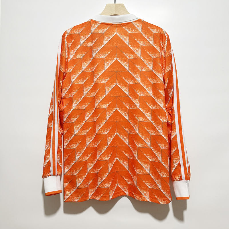 Netherlands 1988 Home Retro Shirt - Long Sleeve