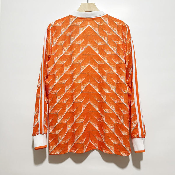 Netherlands 1988 Home Retro Shirt - Long Sleeve