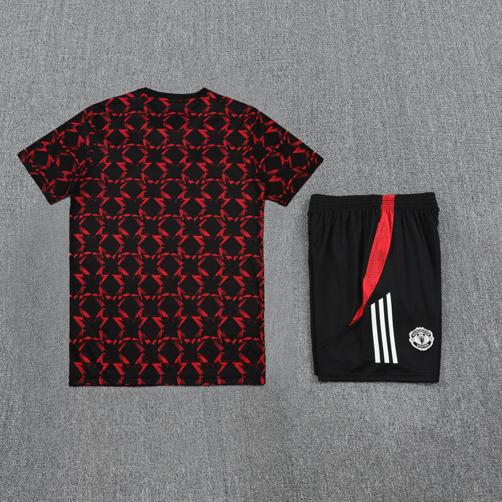 Manchester United 2025/26 Training Kit - Red/Black