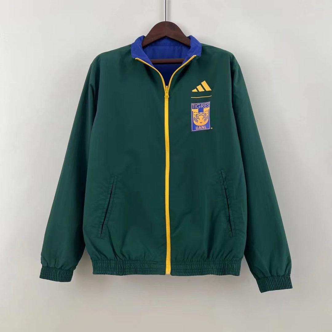 Tigres Reversible Windbreaker Jacket - Green/Blue
