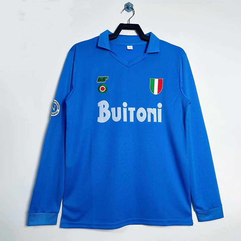 Napoli 1987/88 Home Retro Shirt - Long Sleeve