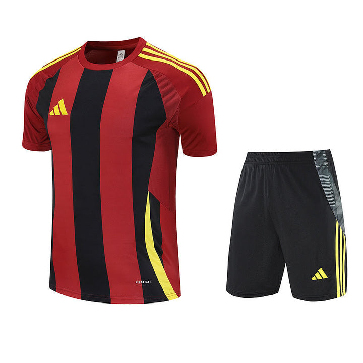 Adidas Training Kit - Striped Black/Red