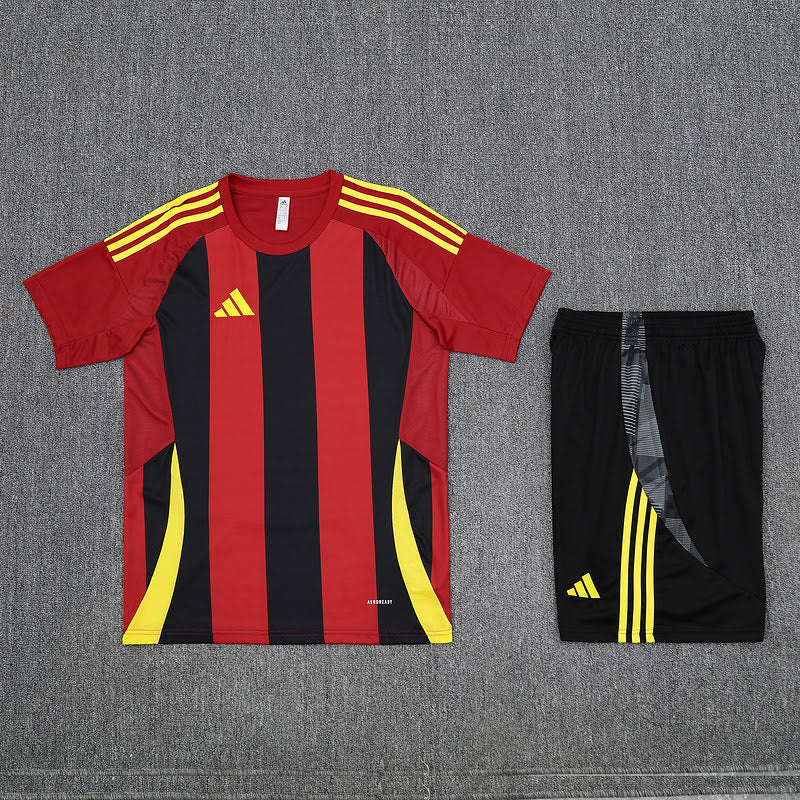 Adidas Training Kit - Striped Black/Red