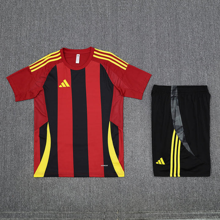 Adidas Training Kit - Striped Black/Red