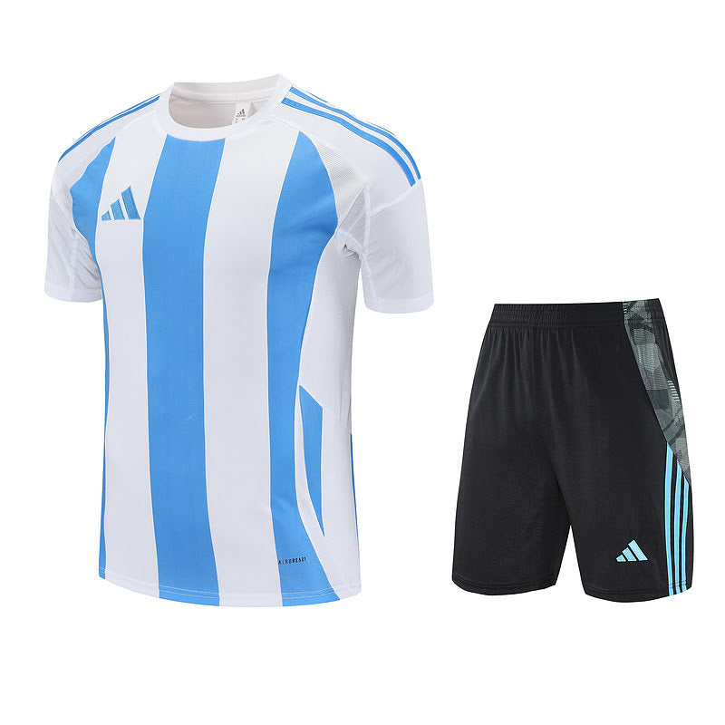 Adidas Training Kit - Striped Blue/White