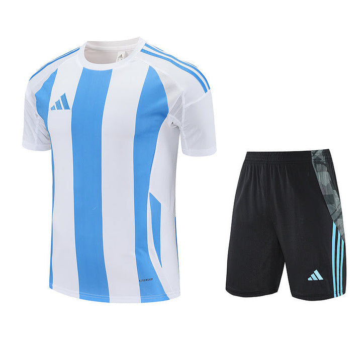 Adidas Training Kit - Striped Blue/White