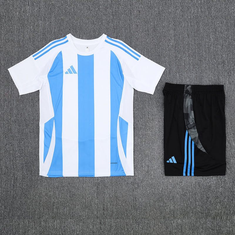 Adidas Training Kit - Striped Blue/White
