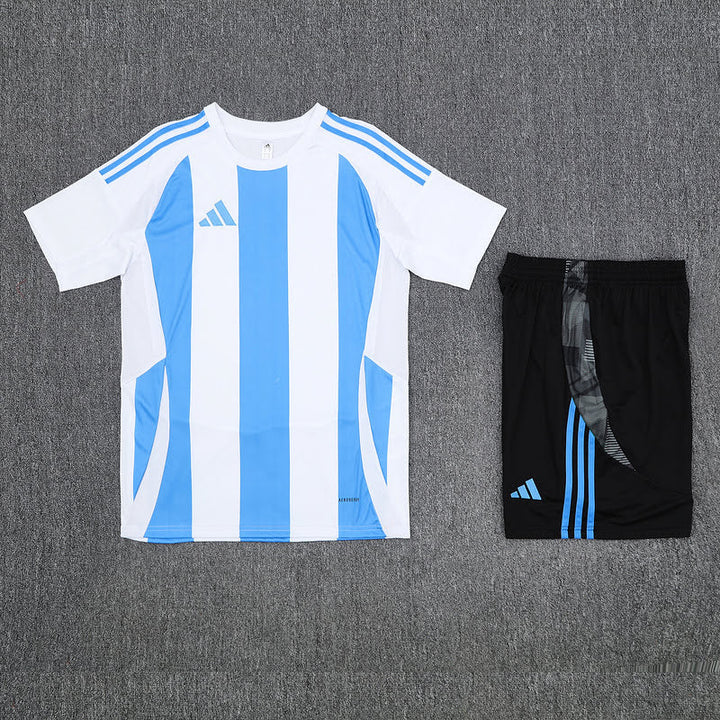 Adidas Training Kit - Striped Blue/White