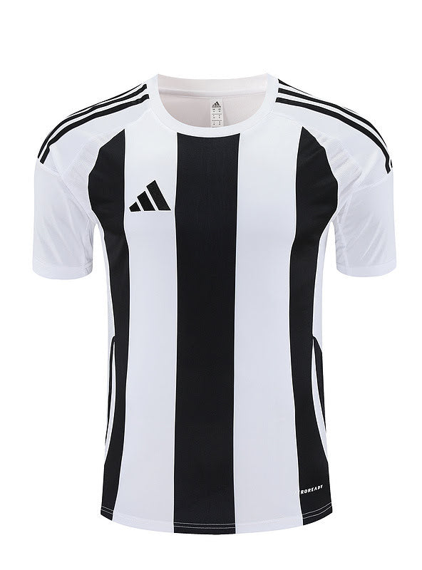 Adidas Training Shirt - Striped Black/White
