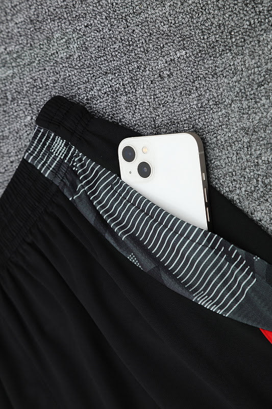 Adidas Training Tank Top Kit - Striped Black/Red