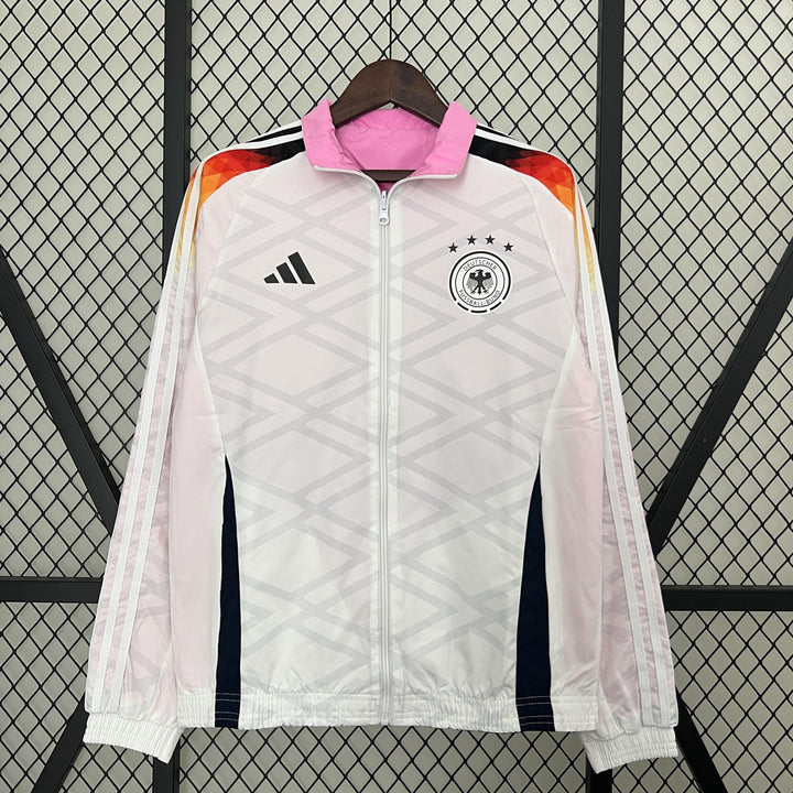 Germany 2024/25 Reversible Windbreaker Jacket - White/Pink