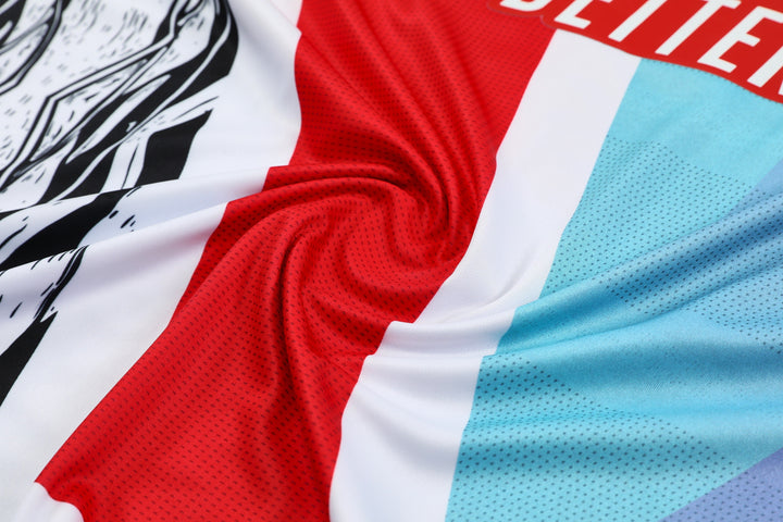 Arsenal 2025/26 Training Shirt - Red/Light Blue