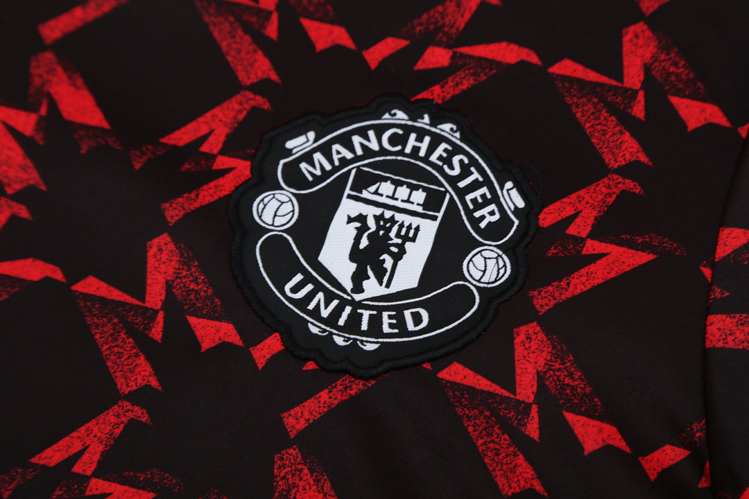 Manchester United 2025/26 Training Kit - Red/Black