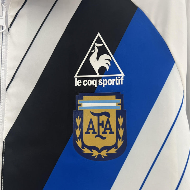 Argentina Reversible Windbreaker Jacket - Blue/White
