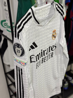 Real Madrid 2024/25 Shirt Player Version - Long Sleeve (+Patches)