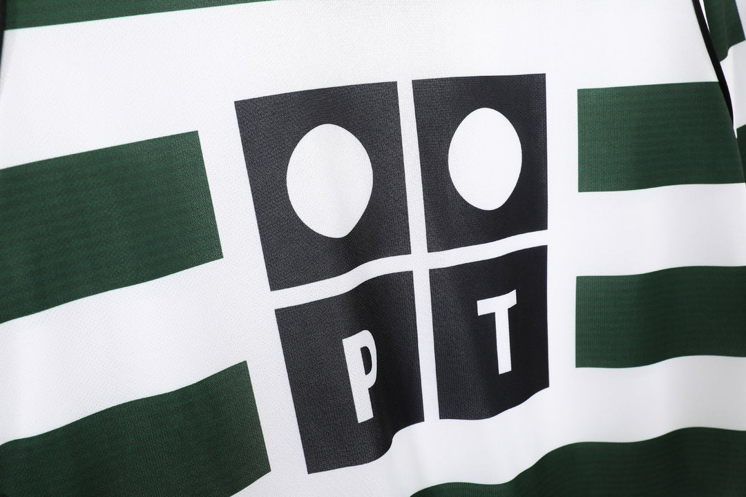 Sporting 01/03 Home Retro Shirt - Long Sleeve