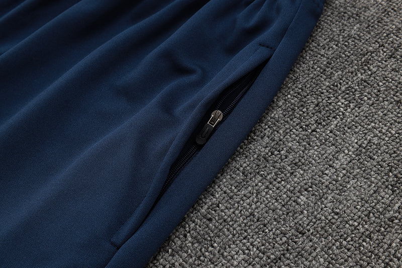 Joma Training Pants - Navy Blue/Red