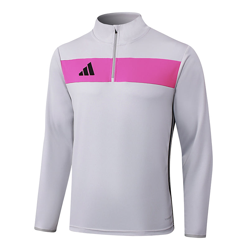 Adidas Training Jacket - Gray/Pink