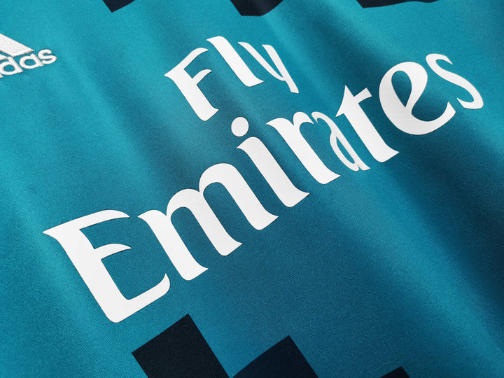 Real Madrid 17/18 Third Retro Shirt - Long Sleeve