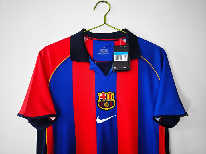 Barcelona 01/02 Home Retro Shirt