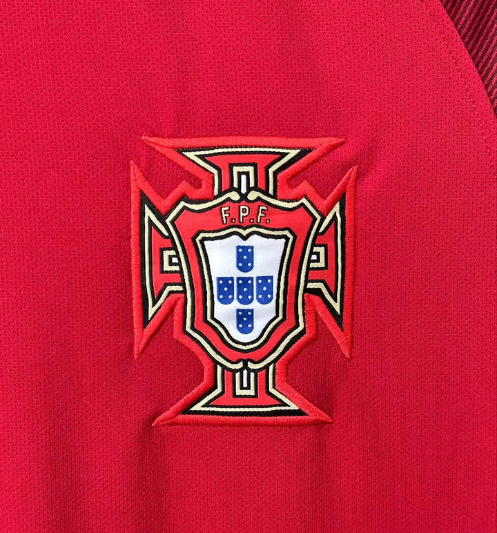 Portugal 2016 Home Retro Shirt - Long Sleeve