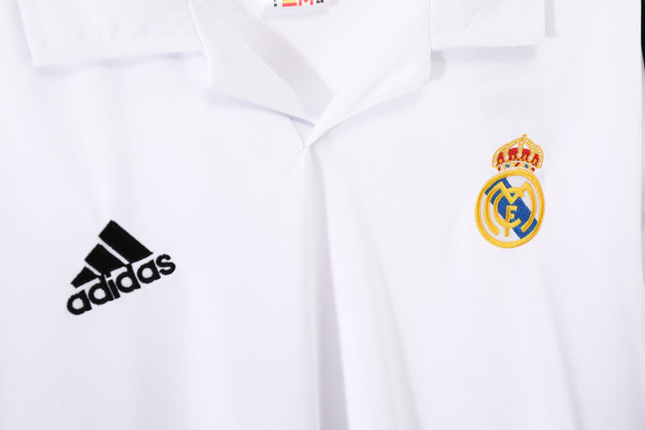 Real Madrid 02/03 Home Retro Shirt - Long Sleeve