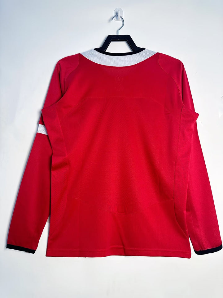 Manchester United 05/06 Home Retro Shirt - Long Sleeve