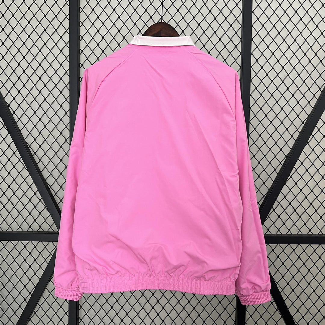 Germany 2024/25 Reversible Windbreaker Jacket - White/Pink
