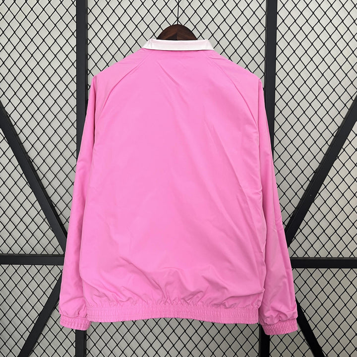 Germany 2024/25 Reversible Windbreaker Jacket - White/Pink