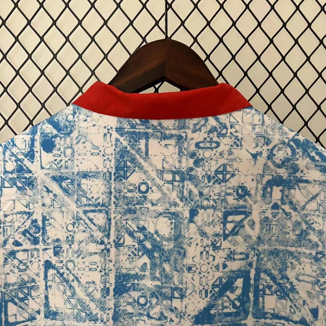 Portugal Reversible Windbreaker Jacket - White/Red