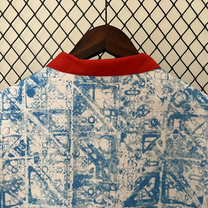 Portugal Reversible Windbreaker Jacket - White/Red