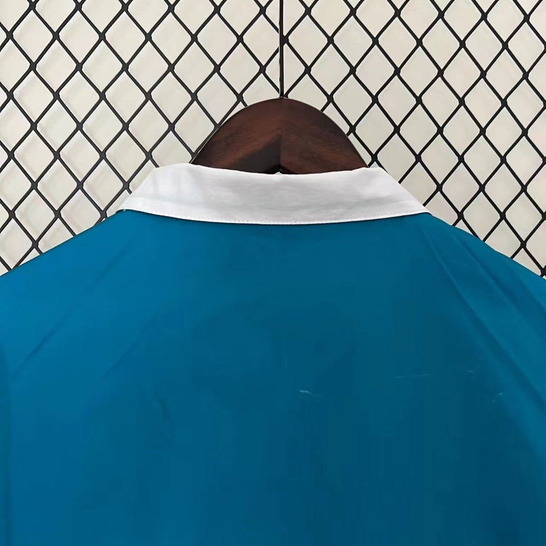 Real Madrid Reversible Windbreaker Jacket - White/Turquoise